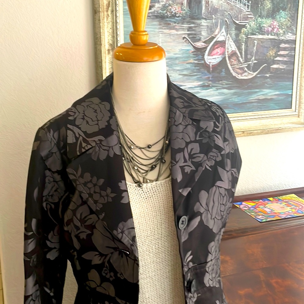 White black jacket